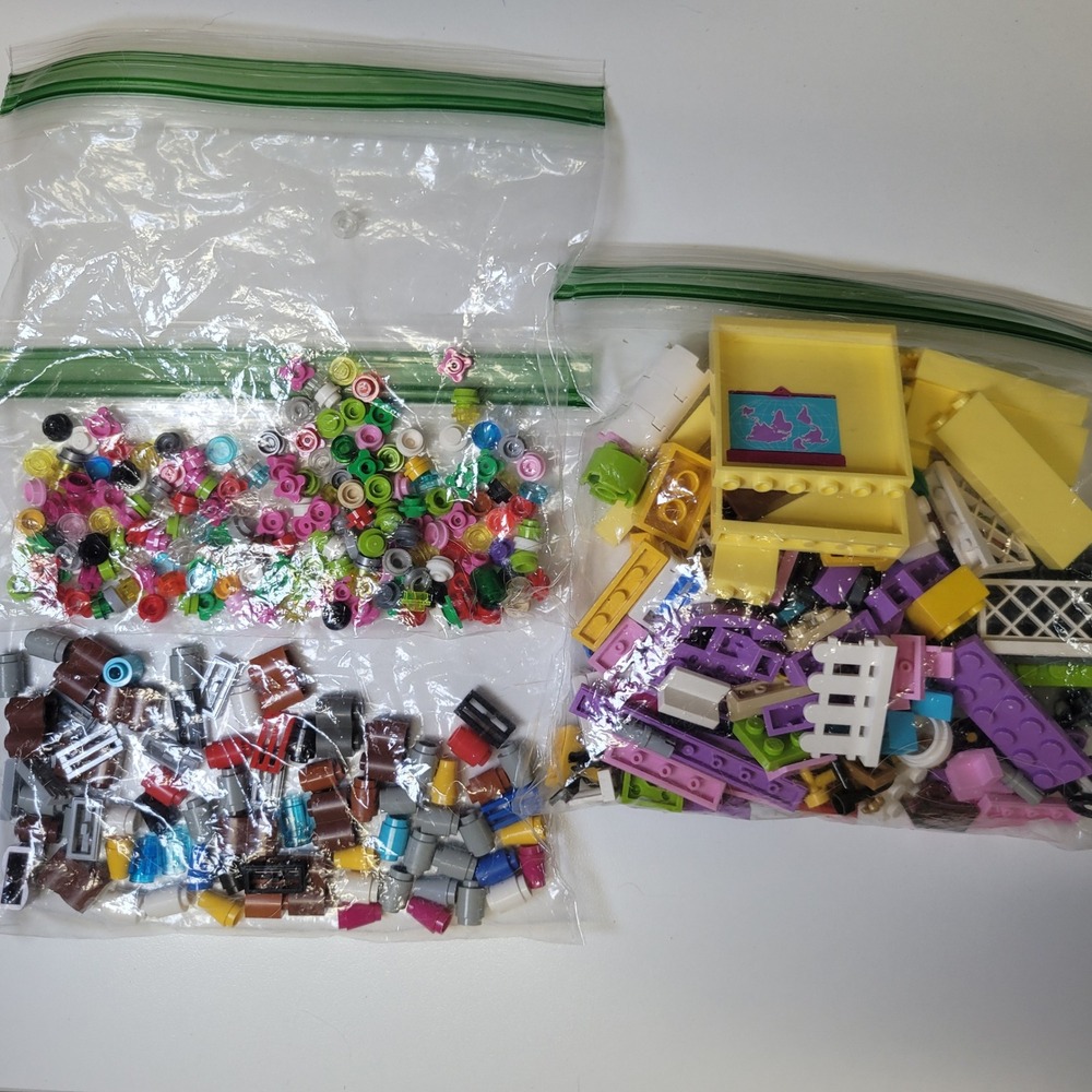 LEGO Friends Elves Mixed Bulk Lot Bricks Plates Specialty Parts Flowers‎ Map